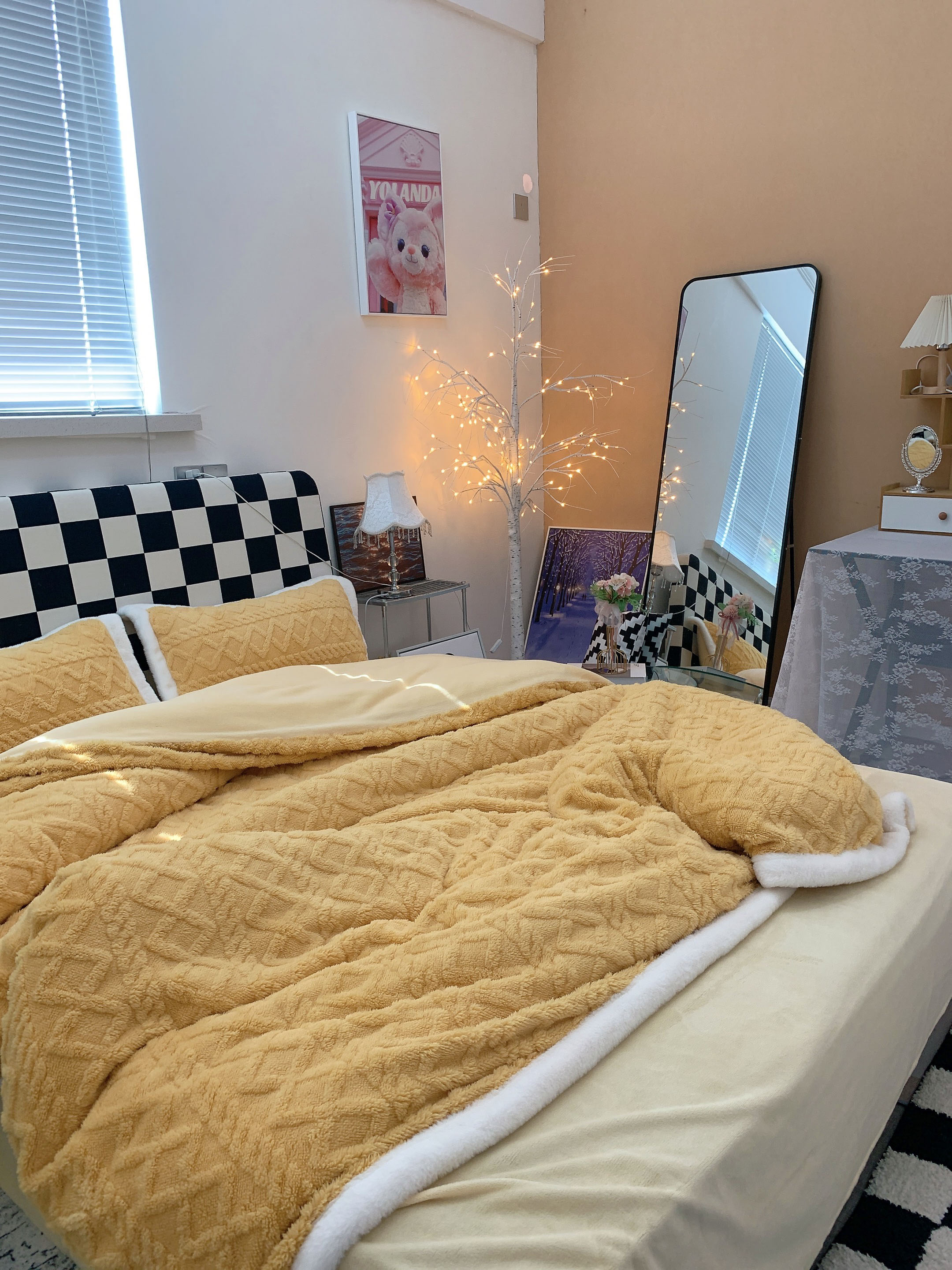 91家纺网 家纺一手货源 找家纺 潮邦 2025【含买家秀】塔芙绒牛奶绒轻奢保暖四件套 塔芙黄