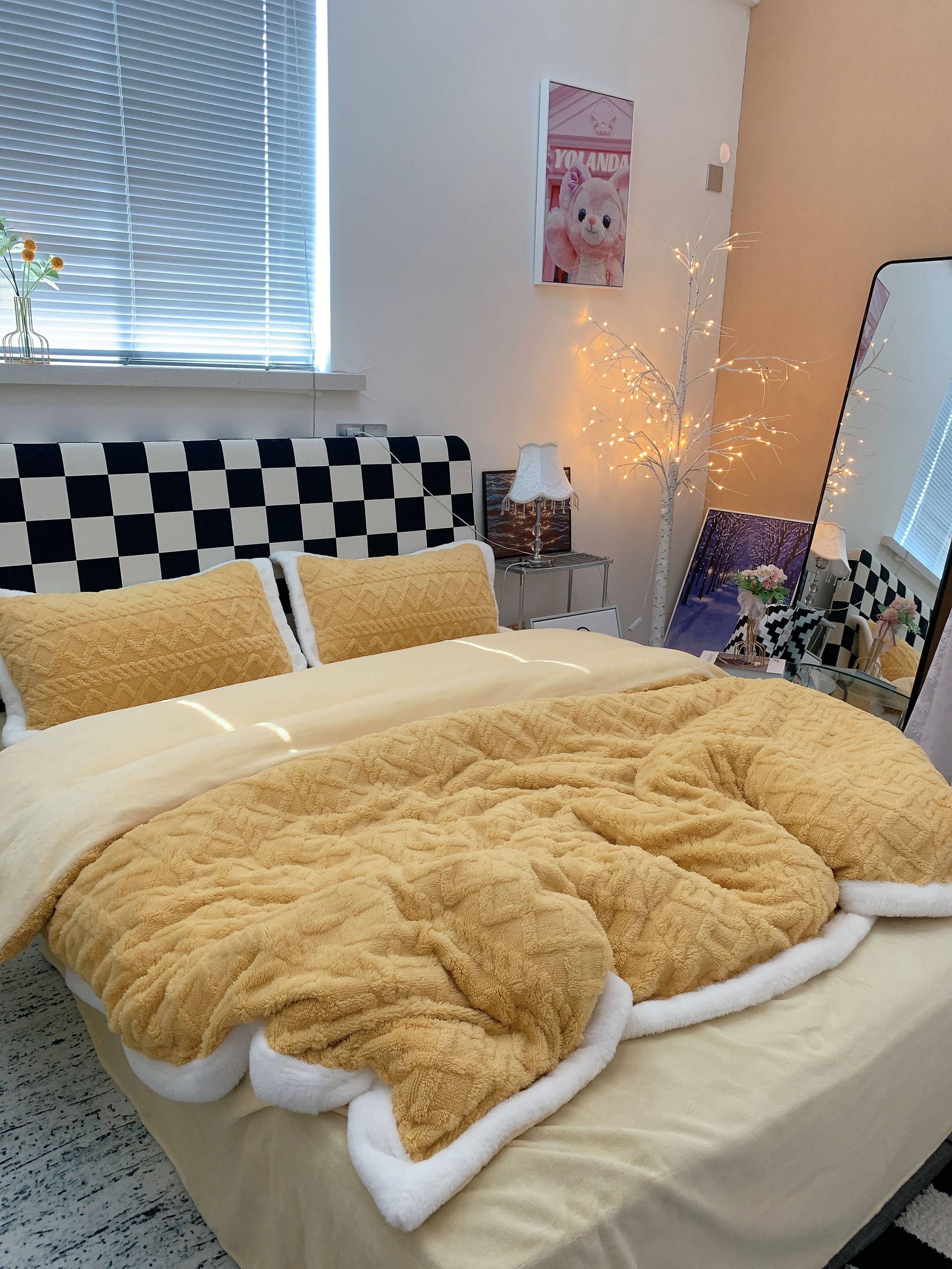 91家纺网 家纺一手货源 找家纺 潮邦 2025【含买家秀】塔芙绒牛奶绒轻奢保暖四件套 塔芙黄