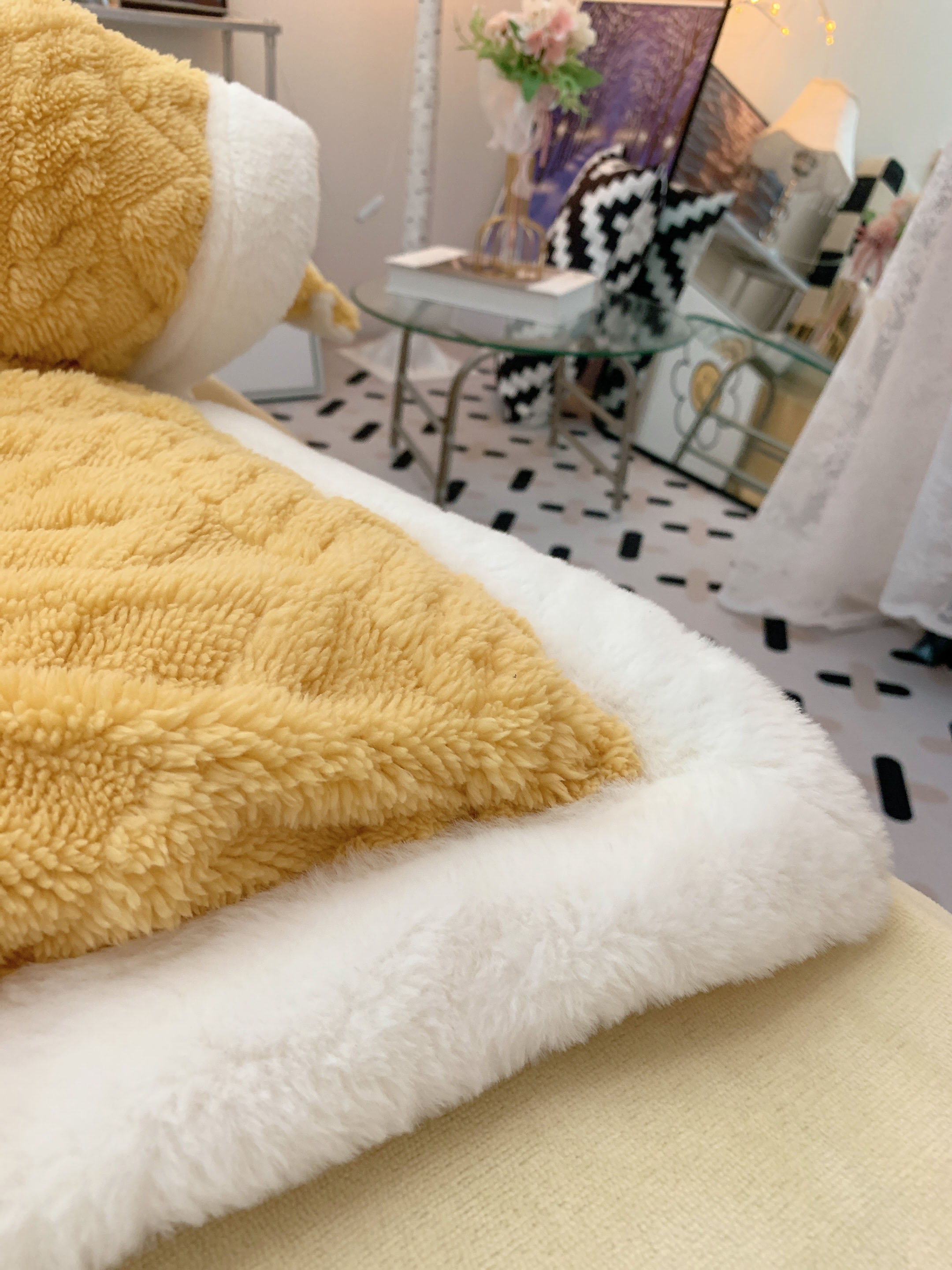 91家纺网 家纺一手货源 找家纺 潮邦 2025【含买家秀】塔芙绒牛奶绒轻奢保暖四件套 塔芙黄