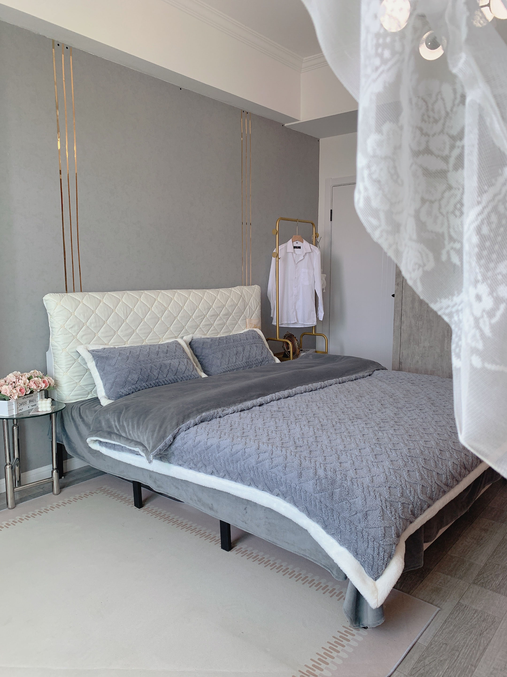 91家纺网 家纺一手货源 找家纺 潮邦2025【含买家秀】塔芙绒牛奶绒轻奢保暖四件套 塔芙蓝灰