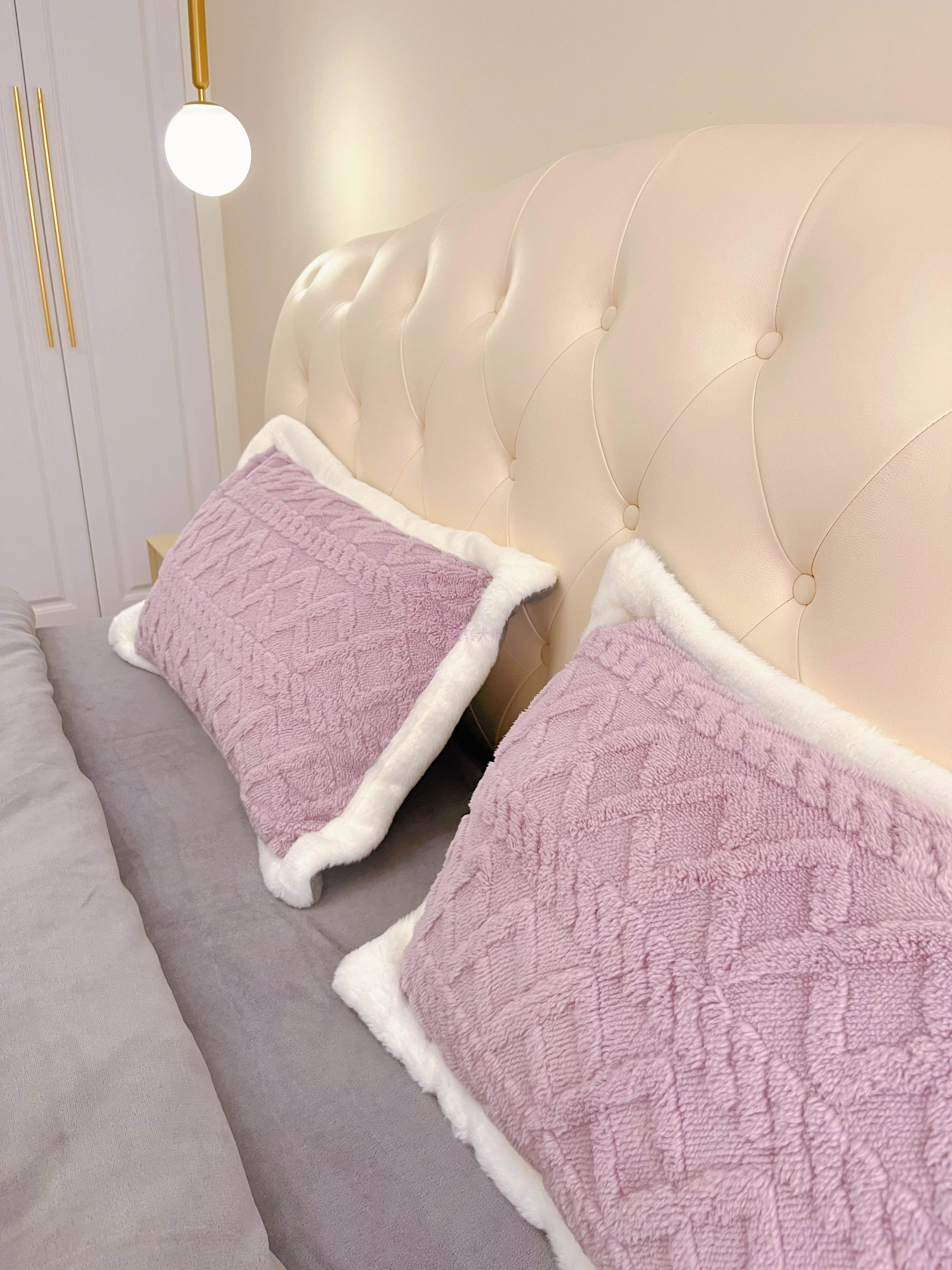 91家纺网 家纺一手货源 找家纺 潮邦2025【含买家秀】塔芙绒牛奶绒轻奢保暖四件套 塔芙紫