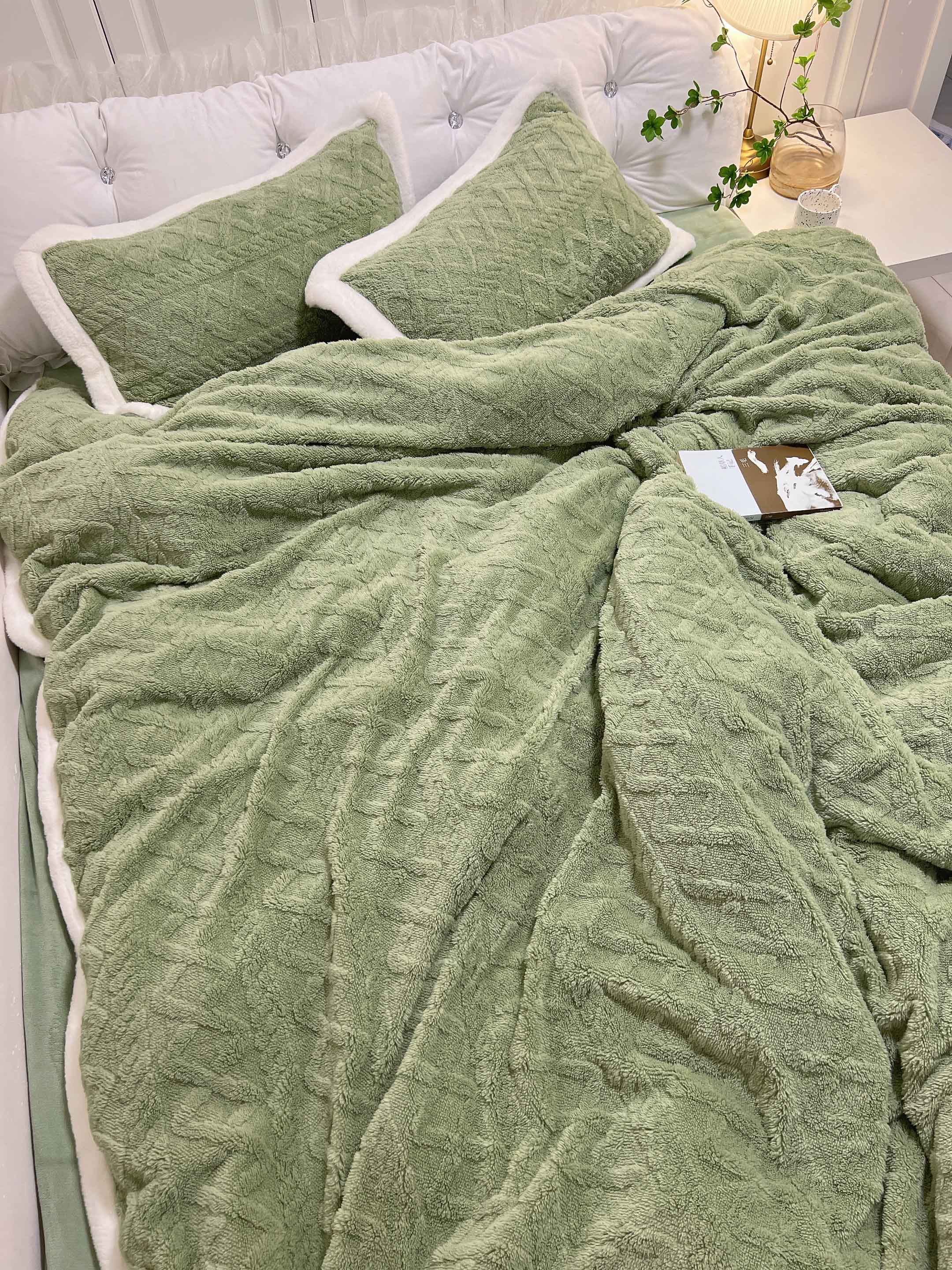 91家纺网 家纺一手货源 找家纺 （总）潮邦 2025【含买家秀】塔芙绒牛奶绒轻奢保暖四件套