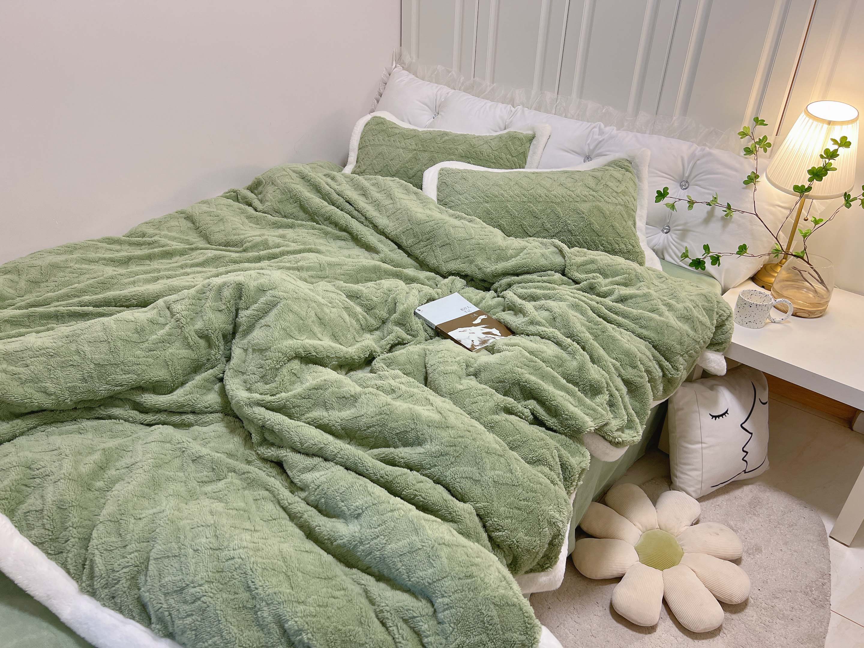 91家纺网 家纺一手货源 找家纺 （总）潮邦 2025【含买家秀】塔芙绒牛奶绒轻奢保暖四件套