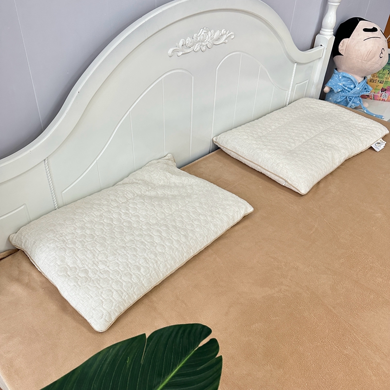 91家纺网 家纺一手货源 找家纺 （总）昕科 2022新款A类亲子亚麻荞麦枕枕芯枕头-实拍