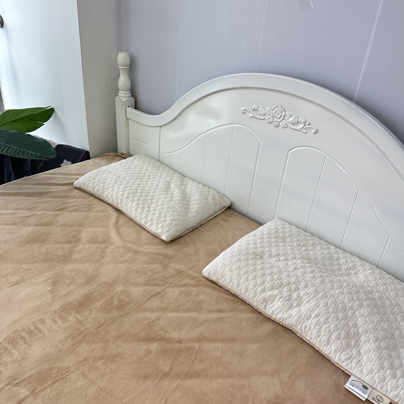 91家纺网 家纺一手货源 找家纺 （总）昕科 2022新款A类亲子亚麻荞麦枕枕芯枕头-实拍