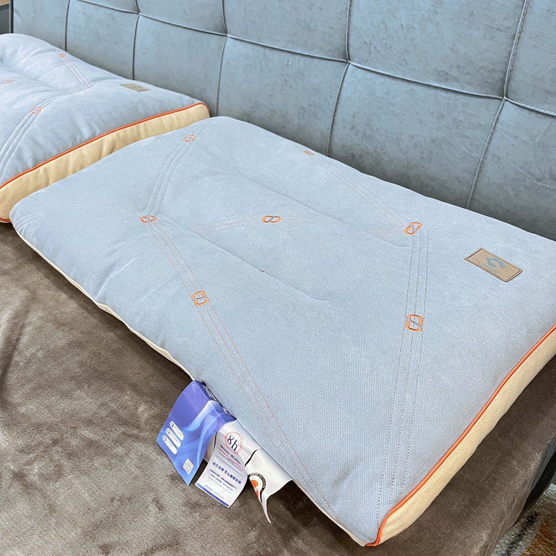 91家纺网 家纺一手货源 找家纺 昕科 2022新款四季零压透气枕枕芯枕头-实拍零压1号单边款