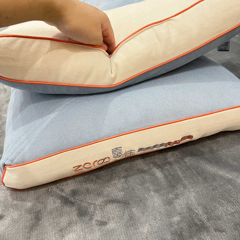 91家纺网 家纺一手货源 找家纺 昕科 2022新款四季零压透气枕枕芯枕头-实拍零压1号单边款