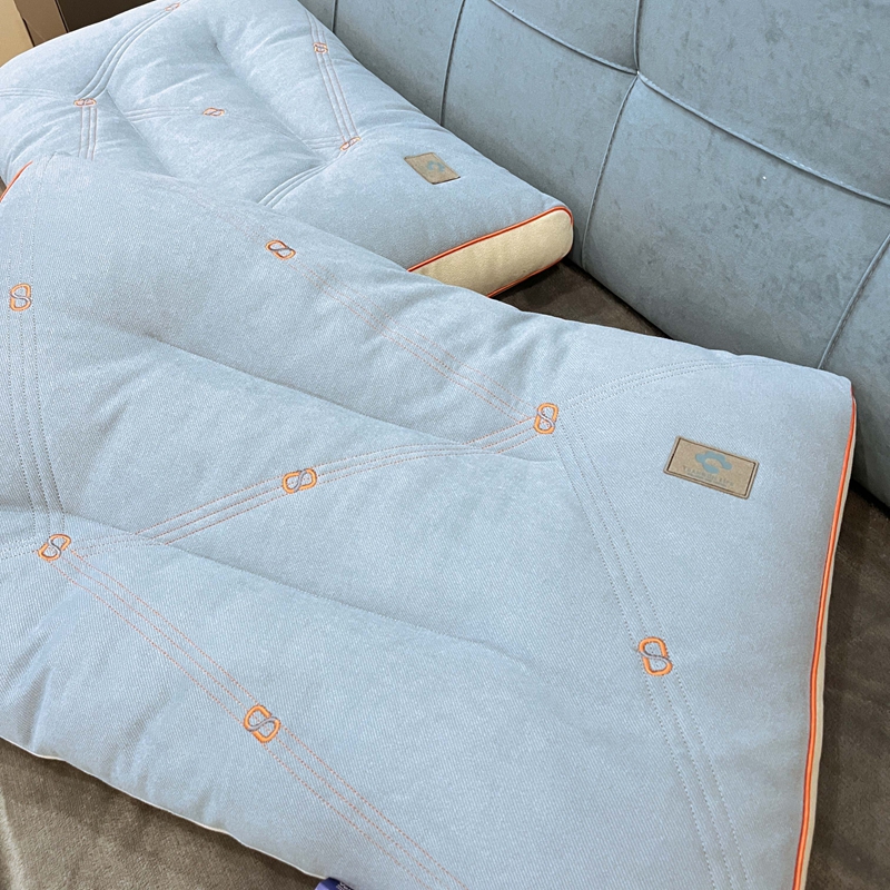 91家纺网 家纺一手货源 找家纺 昕科 2022新款四季零压透气枕枕芯枕头-实拍零压1号单边款