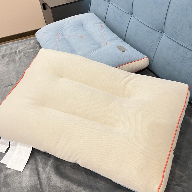 91家纺网 家纺一手货源 找家纺 昕科 2022新款四季零压透气枕枕芯枕头-实拍零压1号单边款