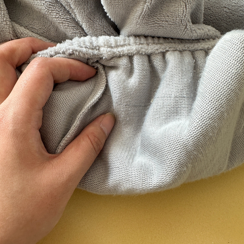 91家纺网 家纺一手货源 找家纺 好阁 2022新款200g牛奶绒单品床笠 冰川灰