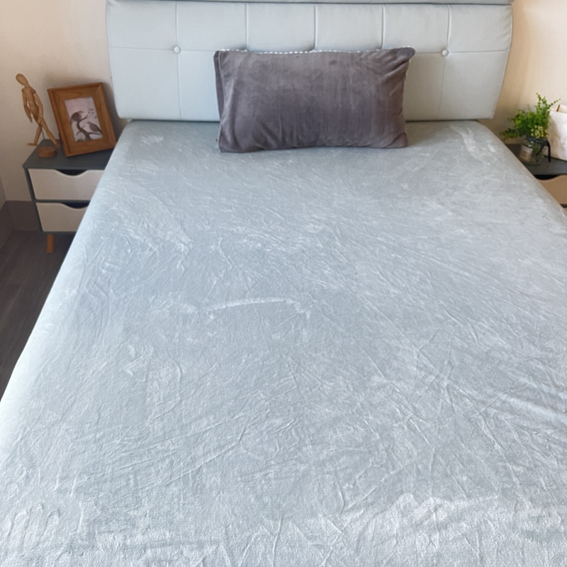 91家纺网 家纺一手货源 找家纺 (总）好阁 2022新款200g牛奶绒单品床笠