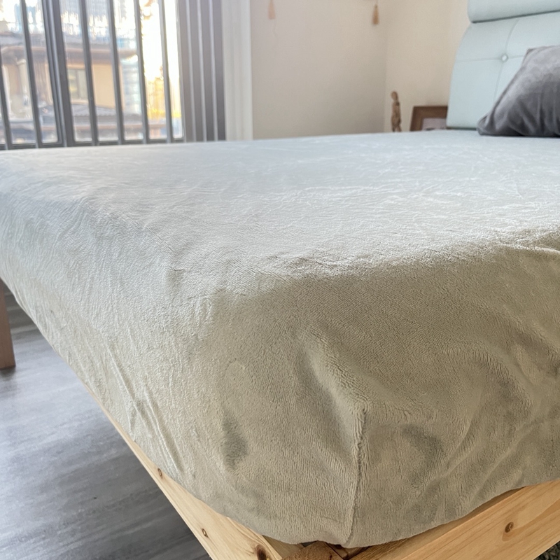 91家纺网 家纺一手货源 找家纺 (总）好阁 2022新款200g牛奶绒单品床笠