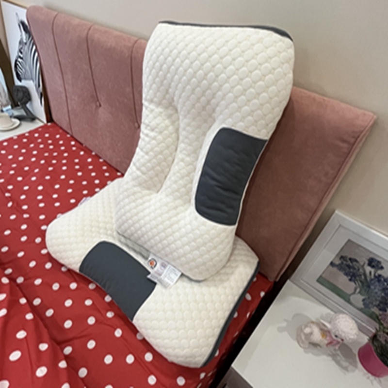 91家纺网 家纺一手货源 找家纺 （总）新品3D针织棉按摩枕头枕芯家用护颈椎助睡眠枕芯学生宿舍低枕