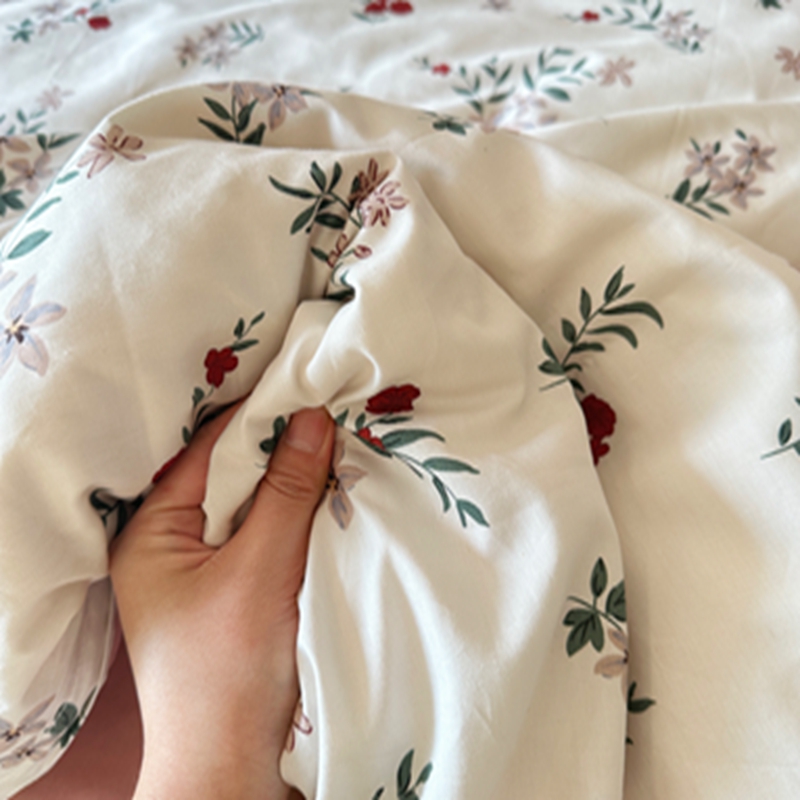 91家纺网 家纺一手货源 找家纺 感遇2022新款全棉印花四件套系列 盛夏