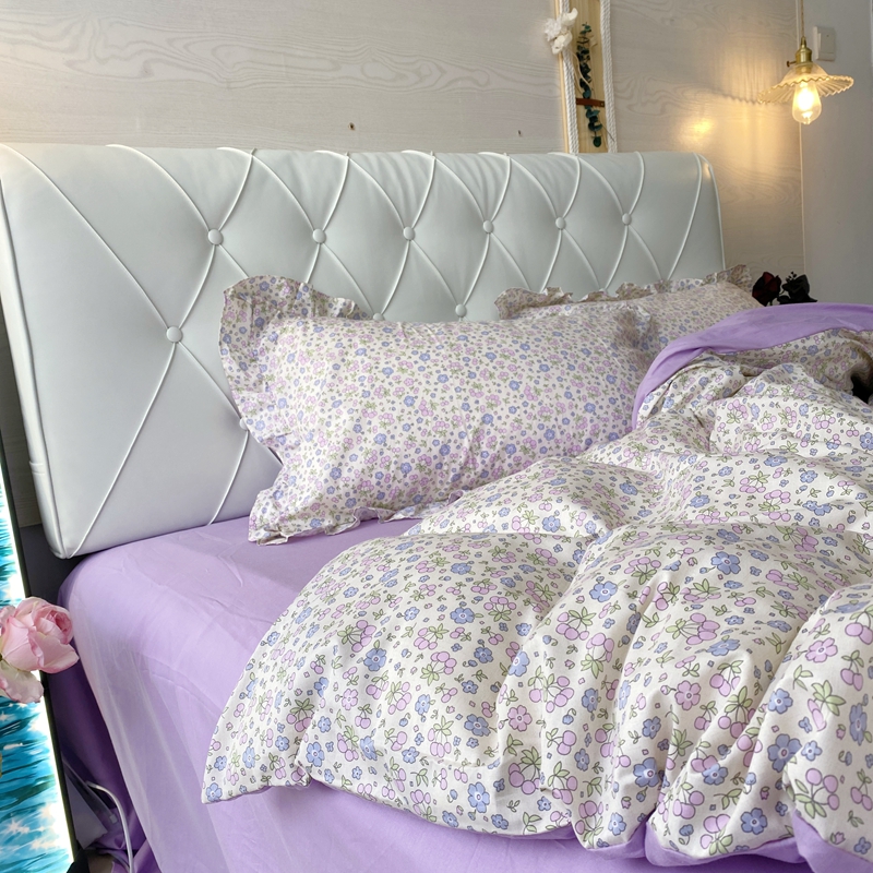 91家纺网 家纺一手货源 找家纺 潮邦 2025新款13372全棉韩式花卉四件套【含买家秀】 莫言