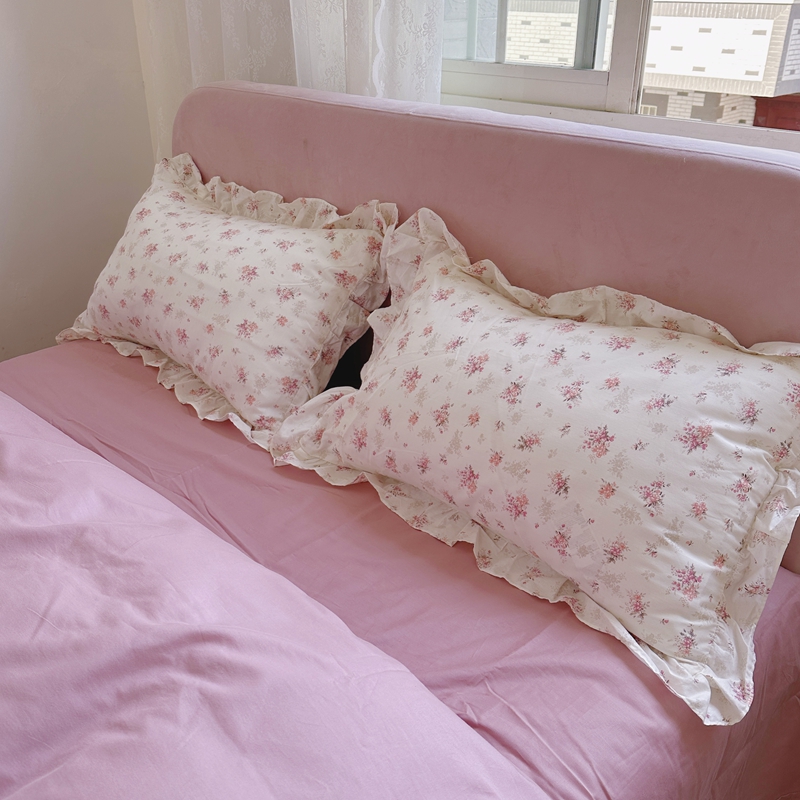 91家纺网 家纺一手货源 找家纺 潮邦 2025新款13372全棉韩式花卉四件套【含买家秀】 屋顶花园