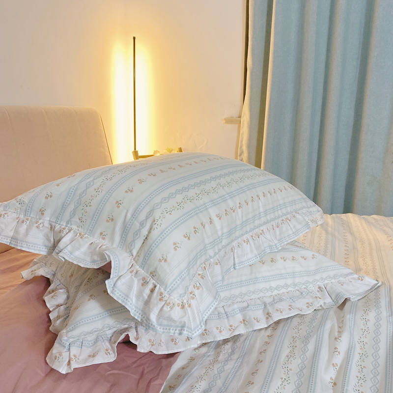 91家纺网 家纺一手货源 找家纺 潮邦 2025新款13372全棉韩式花卉四件套【含买家秀】 樱桃花