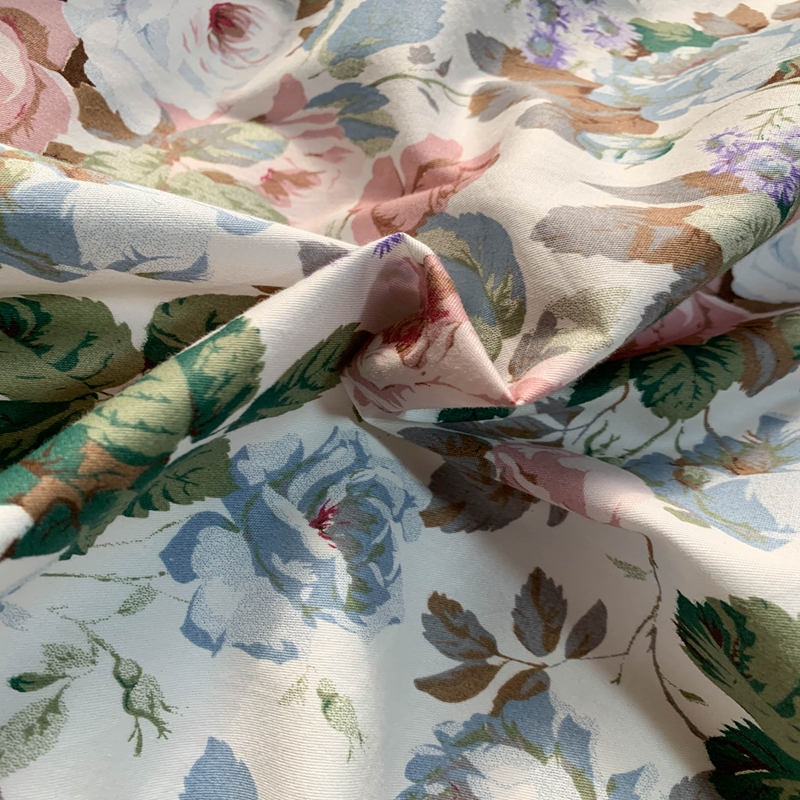 91家纺网 家纺一手货源 找家纺 潮邦 2025新款13372全棉韩式花卉四件套【含买家秀】 香雪兰