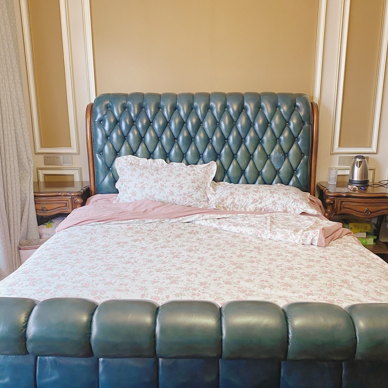 91家纺网 家纺一手货源 找家纺 潮邦 2025新款13372全棉韩式花卉四件套【含买家秀】 此生不换