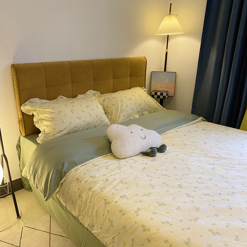 91家纺网 家纺一手货源 找家纺 潮邦 2025新款13372全棉韩式花卉四件套【含买家秀】 花儿鲜