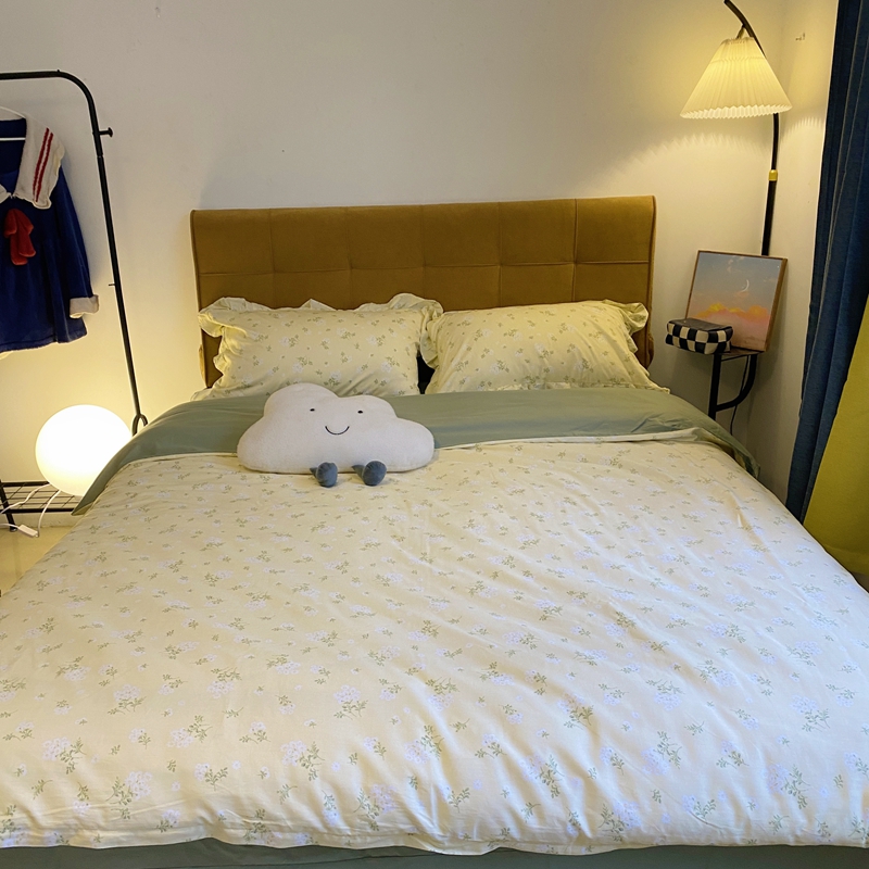 91家纺网 家纺一手货源 找家纺 潮邦 2025新款13372全棉韩式花卉四件套【含买家秀】 花儿鲜