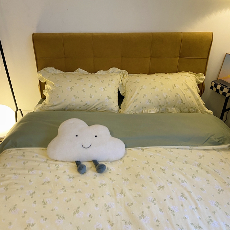 91家纺网 家纺一手货源 找家纺 潮邦 2025新款13372全棉韩式花卉四件套【含买家秀】 花儿鲜