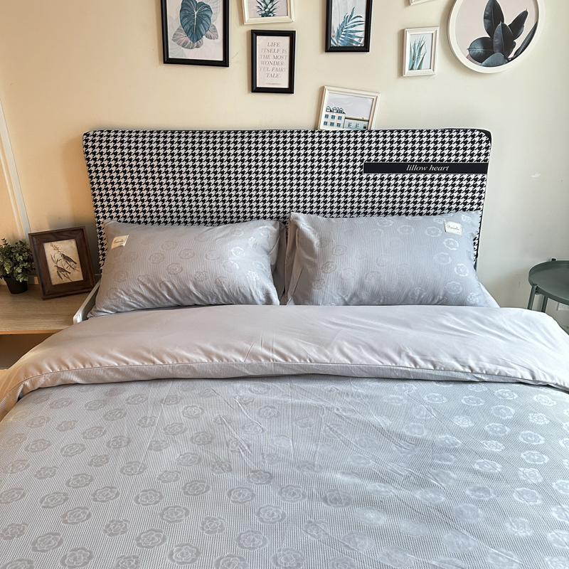 91家纺网 家纺一手货源 找家纺 （总）金麦  2023新款冰丝华夫格四件套系列