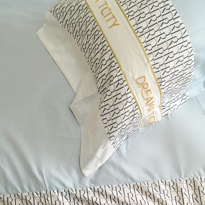 91家纺网 家纺一手货源 找家纺 （总）金麦家纺 2023新款冰丝英格四件套系列