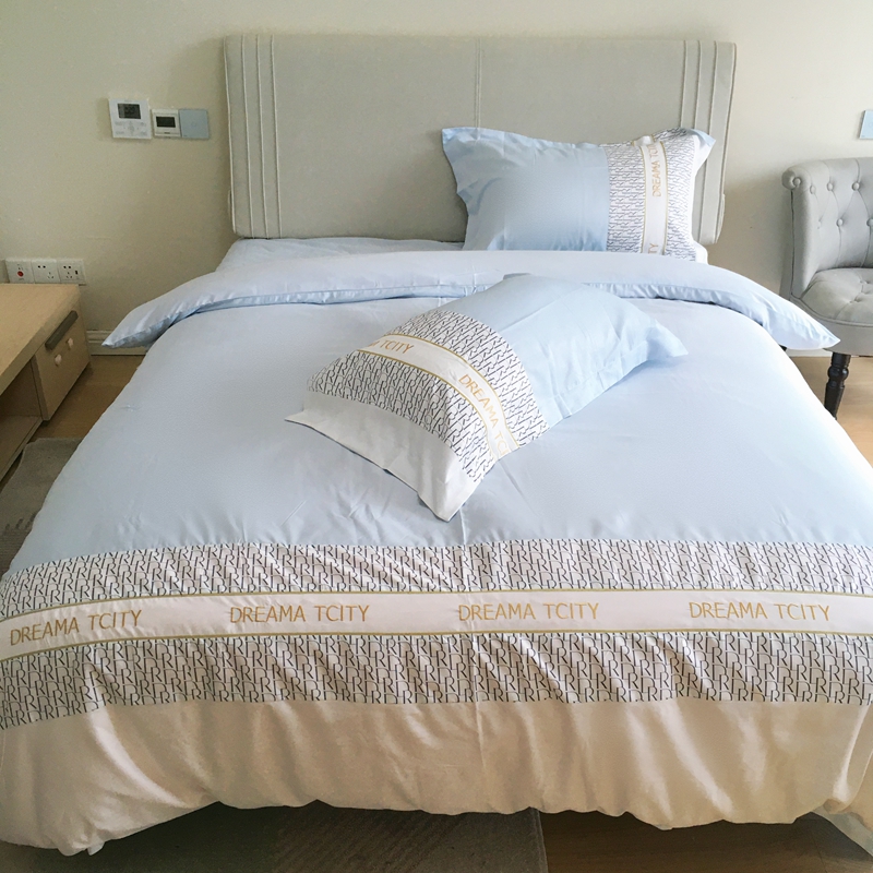 91家纺网 家纺一手货源 找家纺 （总）金麦家纺 2023新款冰丝英格四件套系列