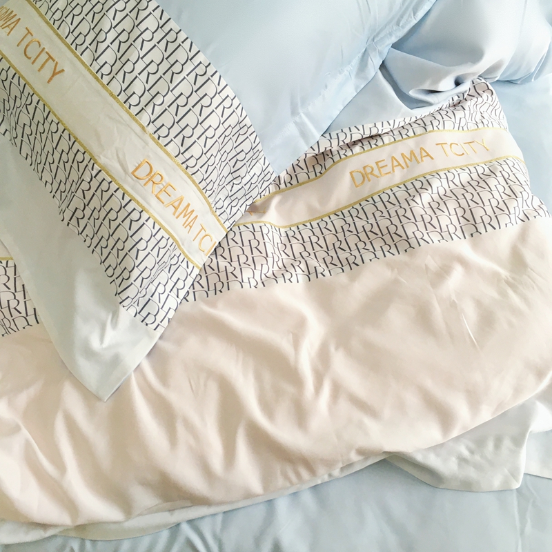 91家纺网 家纺一手货源 找家纺 （总）金麦家纺 2023新款冰丝英格四件套系列