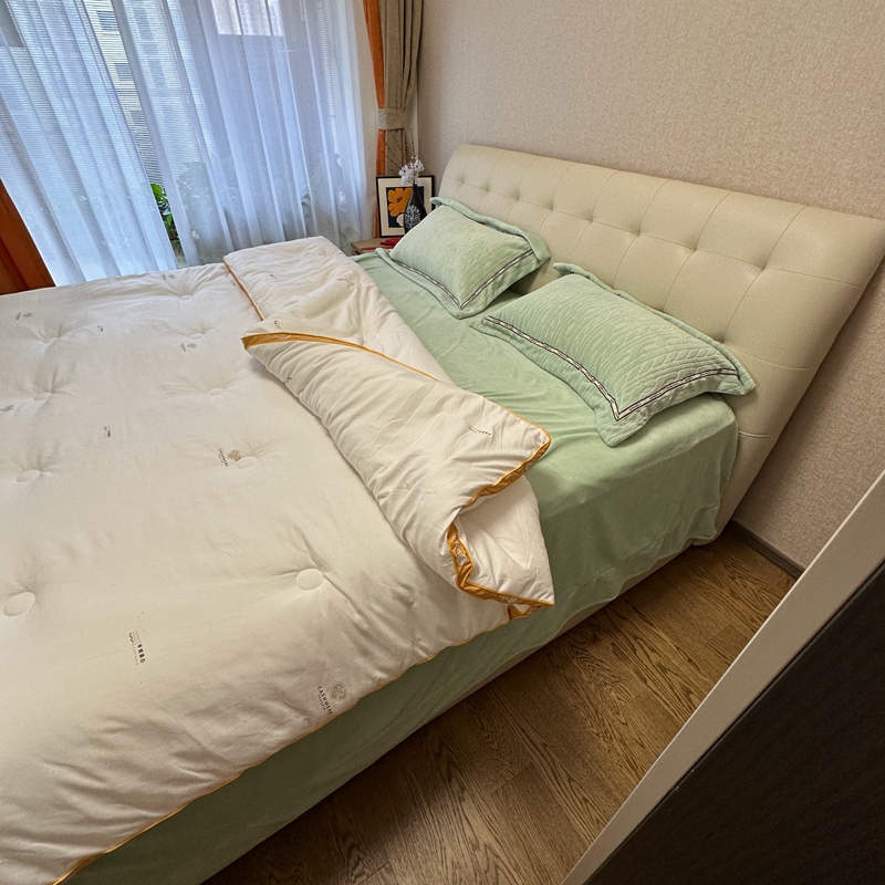 91家纺网 家纺一手货源 找家纺 总青螺专业功能纤维被芯-2022羊绒蛋白大豆立体春秋冬被直播