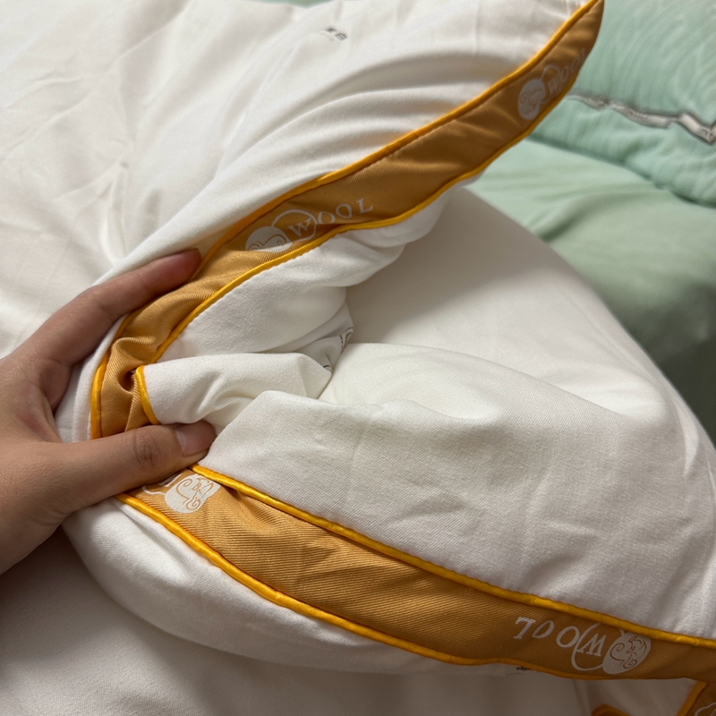 91家纺网 家纺一手货源 找家纺 总青螺专业功能纤维被芯-2022羊绒蛋白大豆立体春秋冬被直播