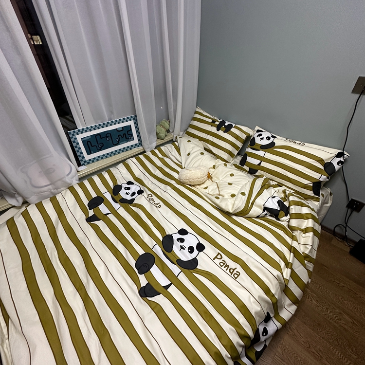 91家纺网 家纺一手货源 找家纺 （总）N先生 2025全棉13372卡通小清新系列四件套（提供买家秀）