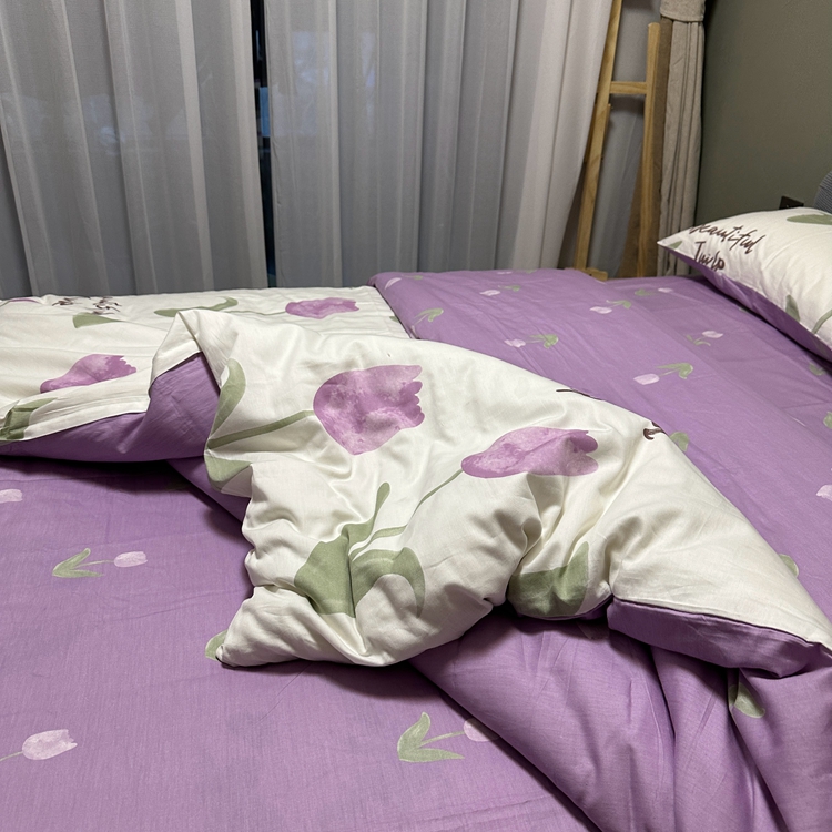 91家纺网 家纺一手货源 找家纺 （总）N先生 2025全棉13372卡通小清新系列四件套（提供买家秀）