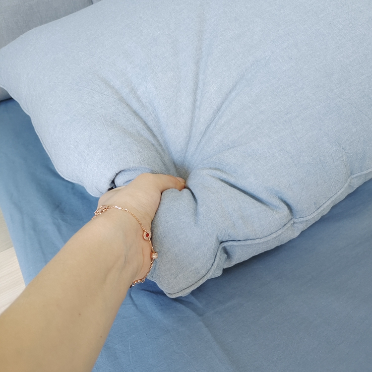 91家纺网 家纺一手货源 找家纺 （总）乐可 2023新款日系水洗枕 枕头枕芯