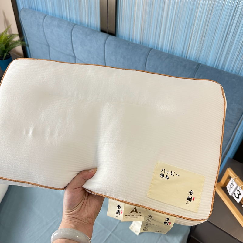 91家纺网 家纺一手货源 找家纺 （总）乐可 2022新款A类母婴原棉楽眠低平枕芯