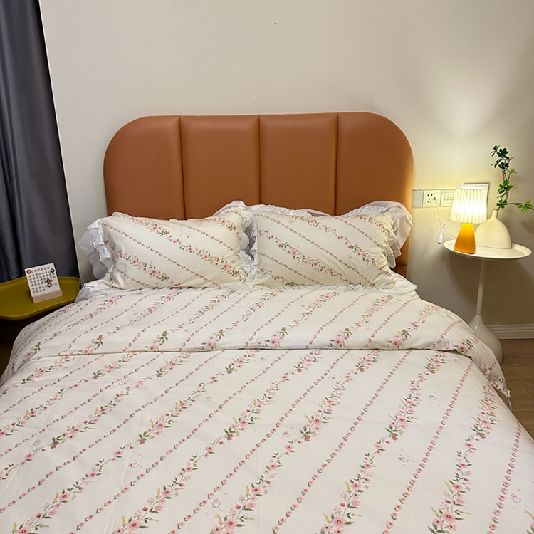 91家纺网 家纺一手货源 找家纺 瑞宝 2025新款镂空全棉印花床裙款四件套 安妮