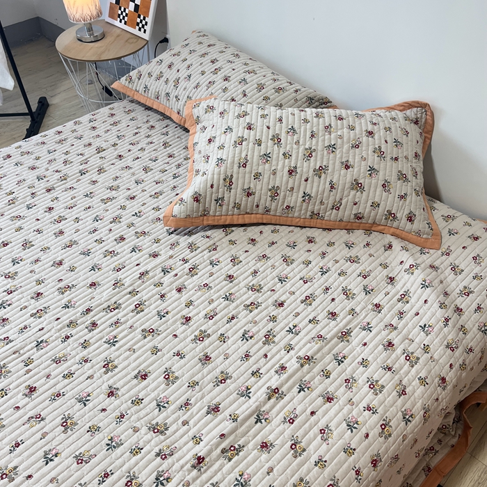 91家纺网 家纺一手货源 找家纺 美优兰 2023新款双面全棉水洗床盖 尤美