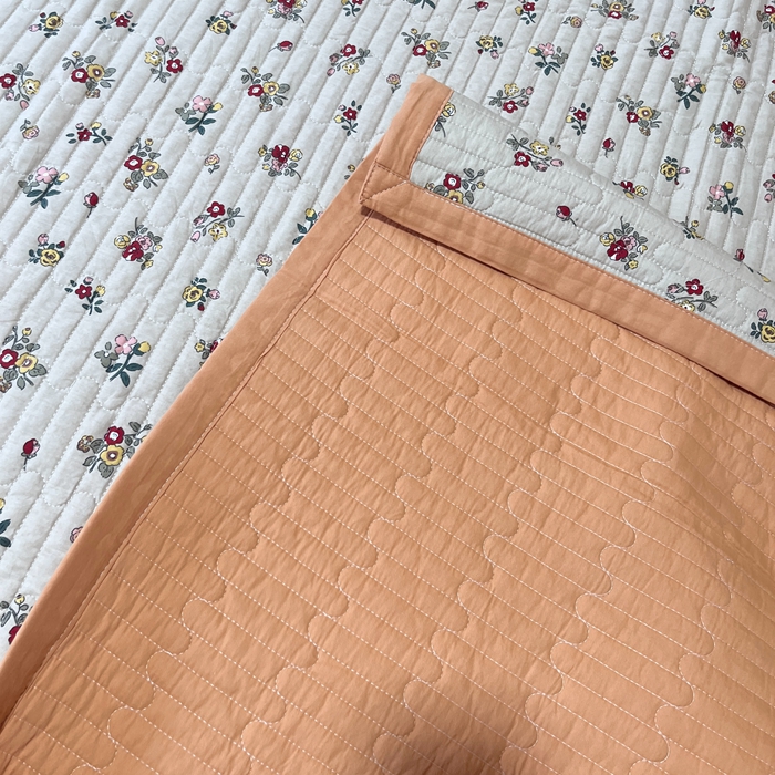 91家纺网 家纺一手货源 找家纺 美优兰 2023新款双面全棉水洗床盖 尤美