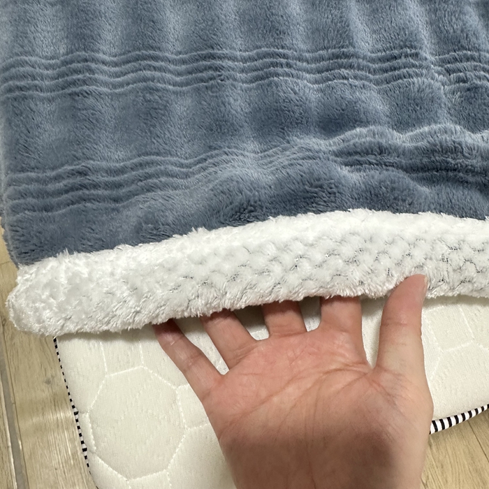 91家纺网 家纺一手货源 找家纺 法澳 2024新款A类仿兔毛绒300克牛奶绒多功能盖毯空调毯毛毯