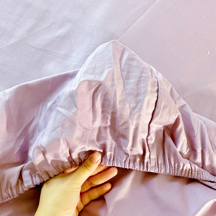 91家纺网 家纺一手货源 找家纺 名优 2024新款13376铂金新疆长绒棉单品床笠 加仑紫