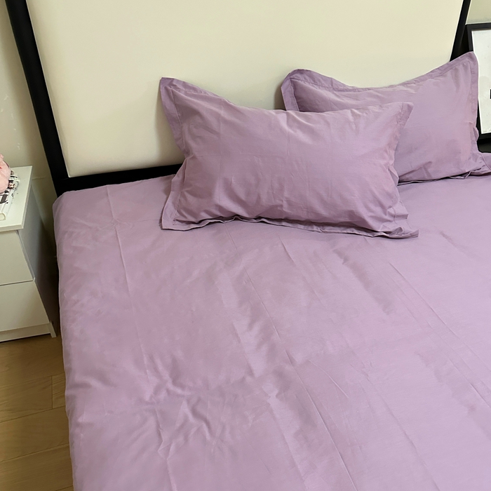 91家纺网 家纺一手货源 找家纺 名优 2024新款13376铂金新疆长绒棉单品床单 加仑紫