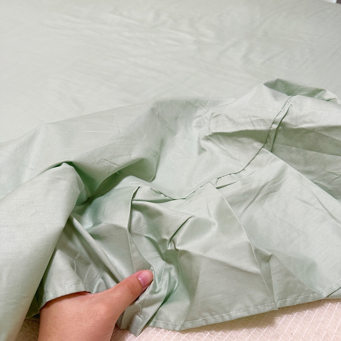 91家纺网 家纺一手货源 找家纺 名优 2024新款13376铂金新疆长绒棉单品床单 丹青绿