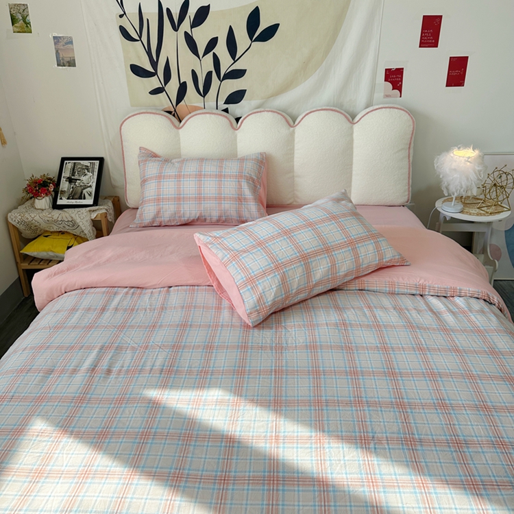 91家纺网 家纺一手货源 找家纺 总潮邦 2025新款春夏亲肤水洗棉刺绣四件套-贝恩熊（含买家秀）