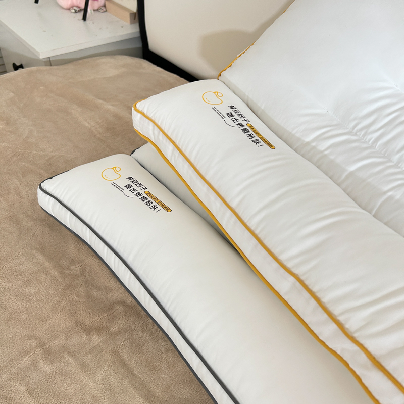 91家纺网 家纺一手货源 找家纺 （总）乐可 2024新款鲜豆因子护颈枕 枕头枕芯