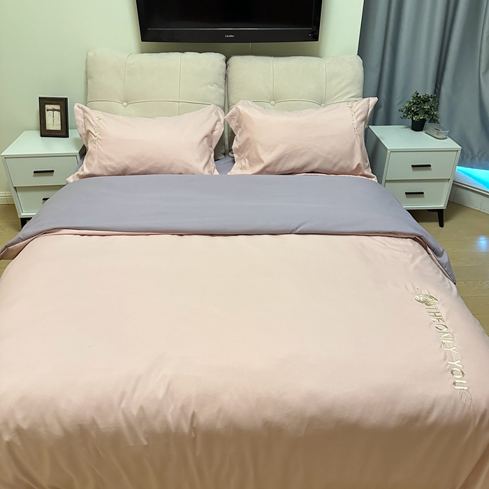 91家纺网 家纺一手货源 找家纺 （总）N先生2024新款水洗磨毛四件套-露娜系列