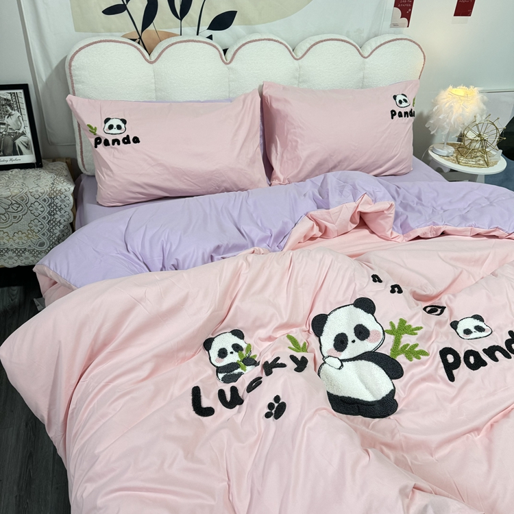 91家纺网 家纺一手货源 找家纺 （总）沐慕家居 2024毛巾绣四件套