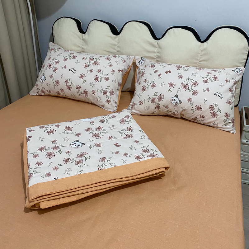 91家纺网 家纺一手货源 找家纺 （总）思雅庭 2025新款里外全棉夏被新疆棉花夏凉被空调被