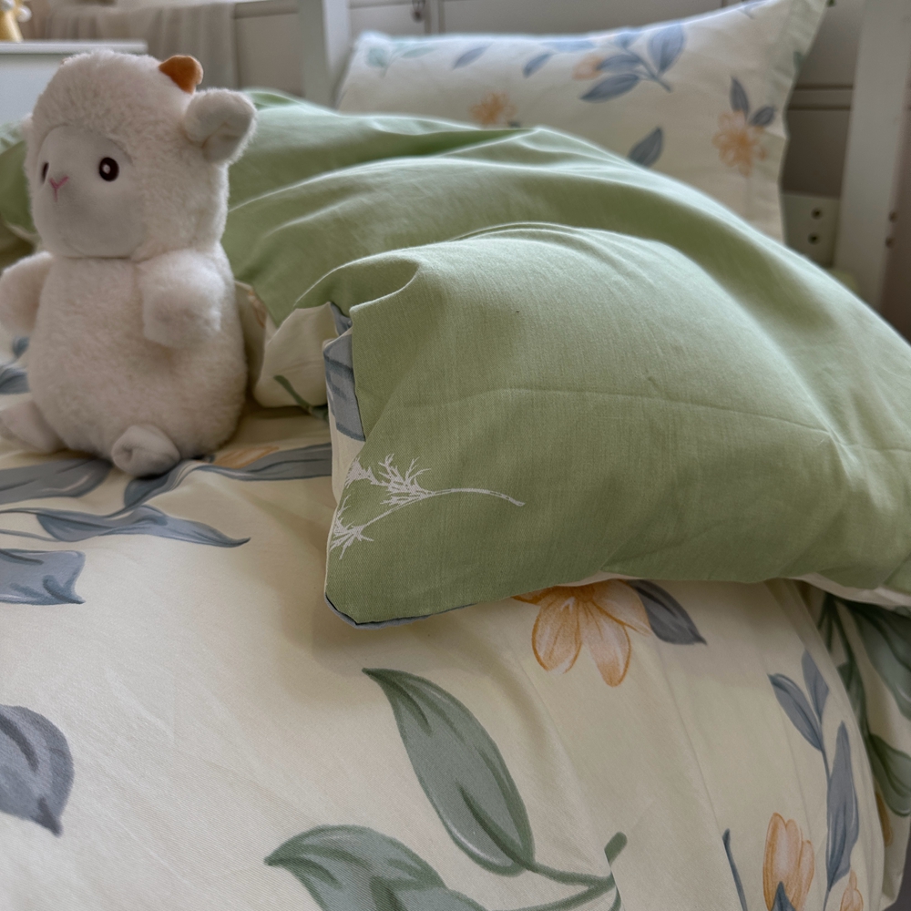 91家纺网 家纺一手货源 找家纺 （总）西域种棉人 2025新款纯棉大学生宿舍100%新疆棉三件套全棉四件套