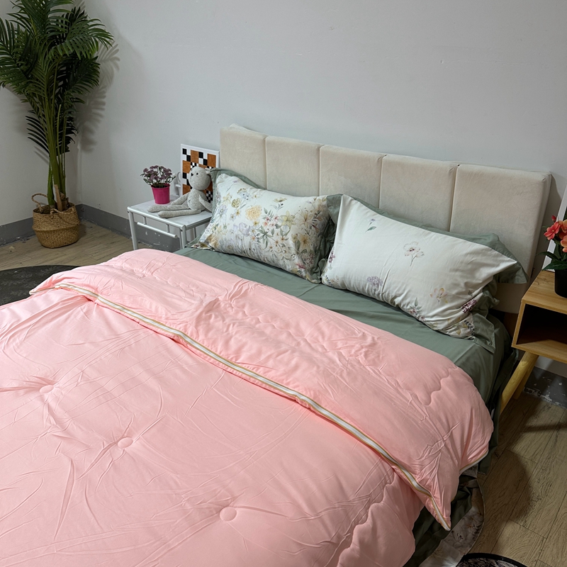 91家纺网 家纺一手货源 找家纺 （总）招财星家纺 (提供买家秀）2025新款蚕蛹蛋白a类拉链款二合一子母被春秋被冬被加厚被子被芯